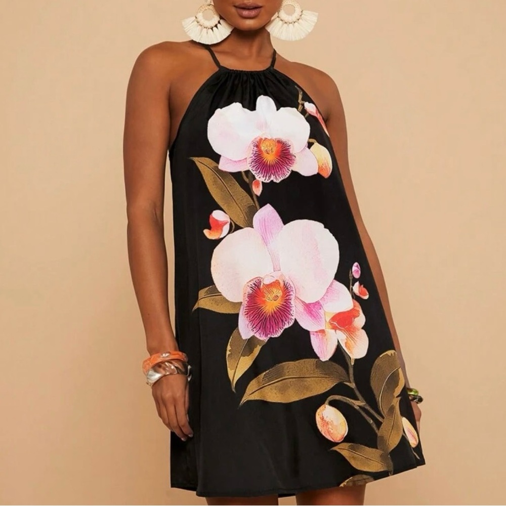 Floral Halter Dress